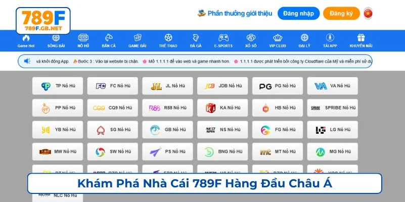 789F là nền tảng giải trí trực tuyến được đánh giá cao