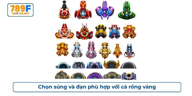 Chọn súng và đạn phù hợp với cá rồng vàng